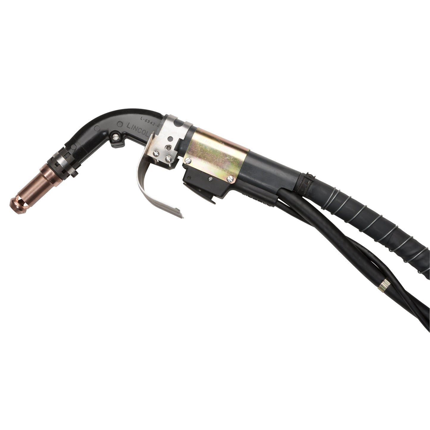 Lincoln 350A FCAW-SS Fume Extn Gun 15 ft .062-3/32 62 deg - K206