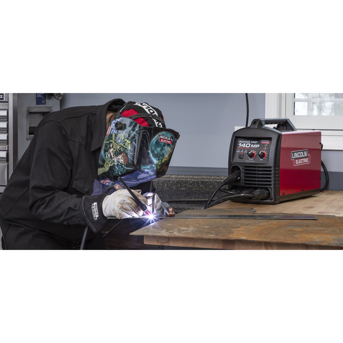 Lincoln POWER MIG 140 MP Multi-Process Welder - K4498-1