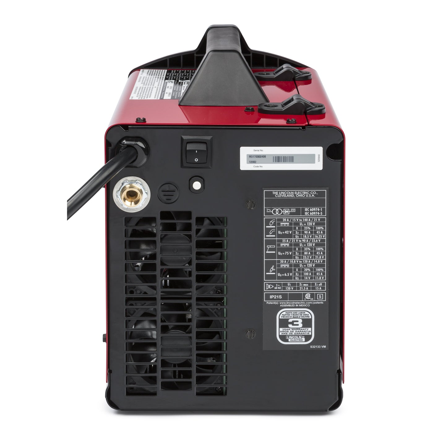 Lincoln POWER MIG 140 MP Multi-Process Welder - K4498-1