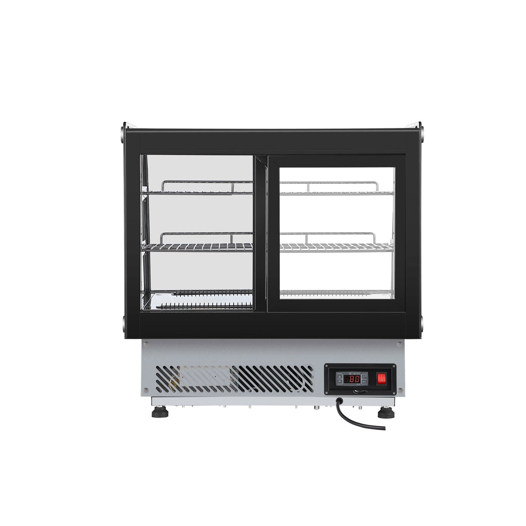 27 in.  Drop-In Countertop Display Refrigerator in Black