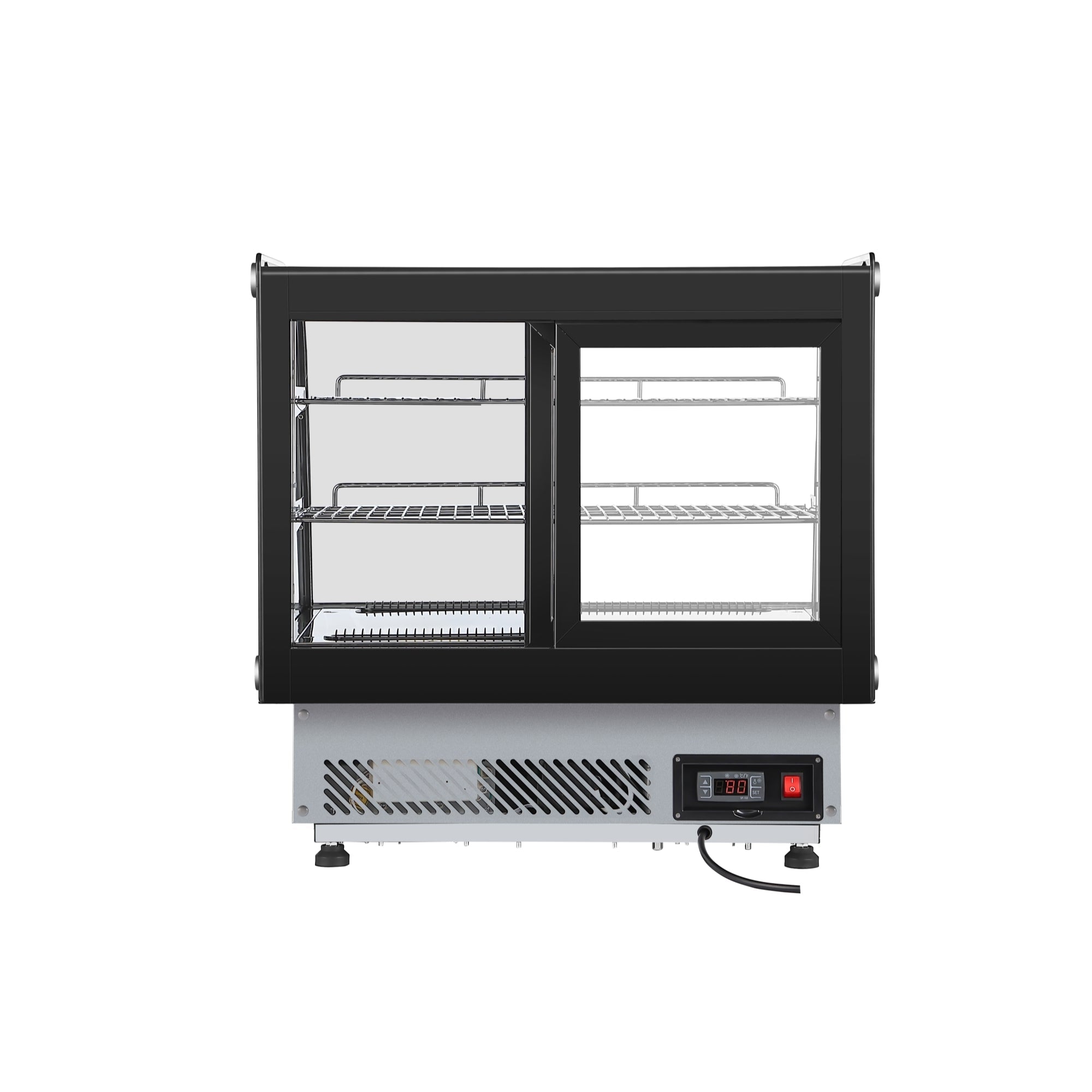 27 in.  Drop-In Countertop Display Refrigerator in Black