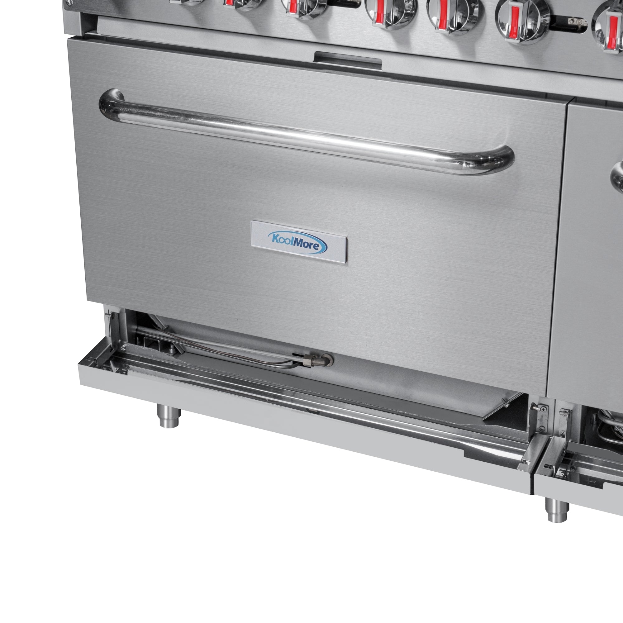 60 in. Commercial 10 Burner Natural Gas Range in Stainless-Steel