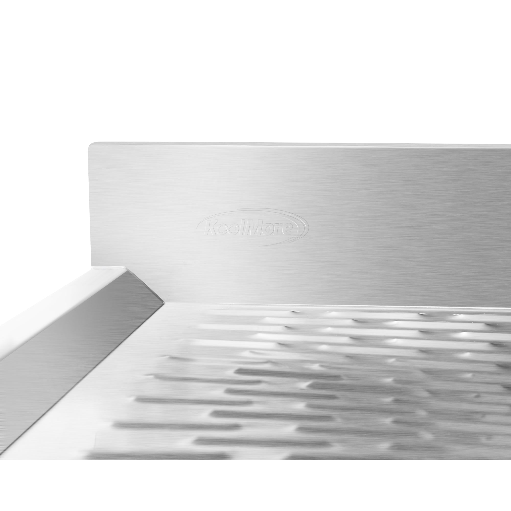 48 in. Three-Compartment Commercial Under-Bar Sink with 3 in. Backsplash, Right Drainboard and Low Lead Faucet, NSF Certified in Stainless Steel