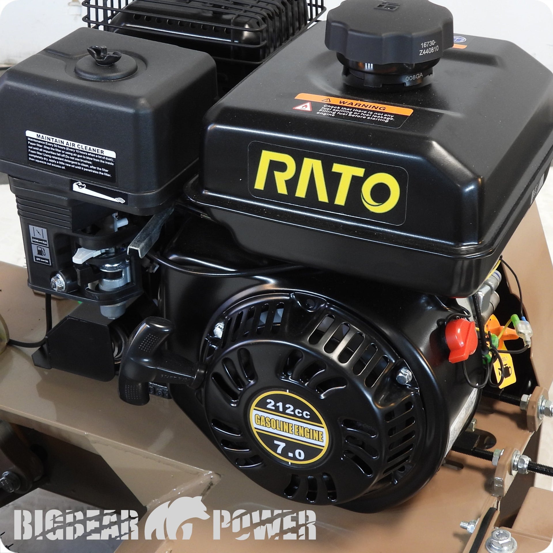 BigBear Power BBT618 Trencher 18 in. 7 HP Rato Engine 200 ft/Hr New