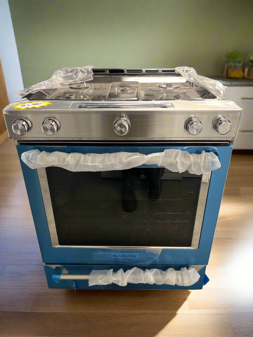 Kitchenaid 5-Burner Slide-In 5.8cu.ft.  Natural Gas Range