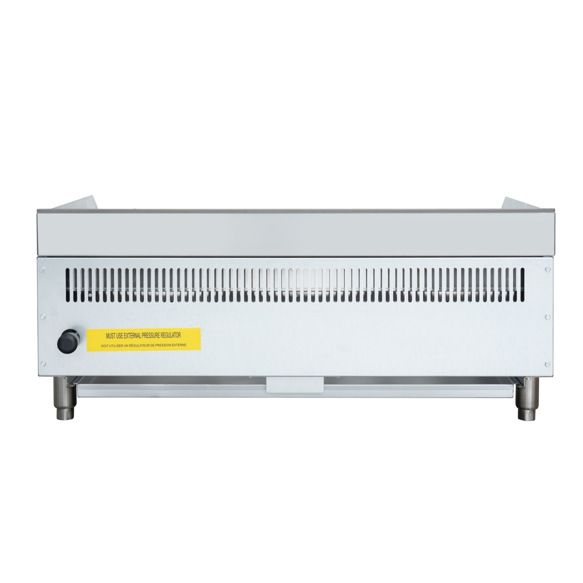 36 in. Commercial 3-Burner Natural Gas Charbroiler with 90,000 BTU in Stainless-Steel