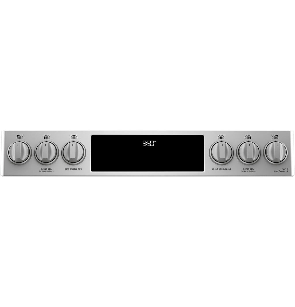 CAFÉ™ 30" Smart Slide-In, Front-Control, Dual-Fuel, Double-Oven Range with Convection