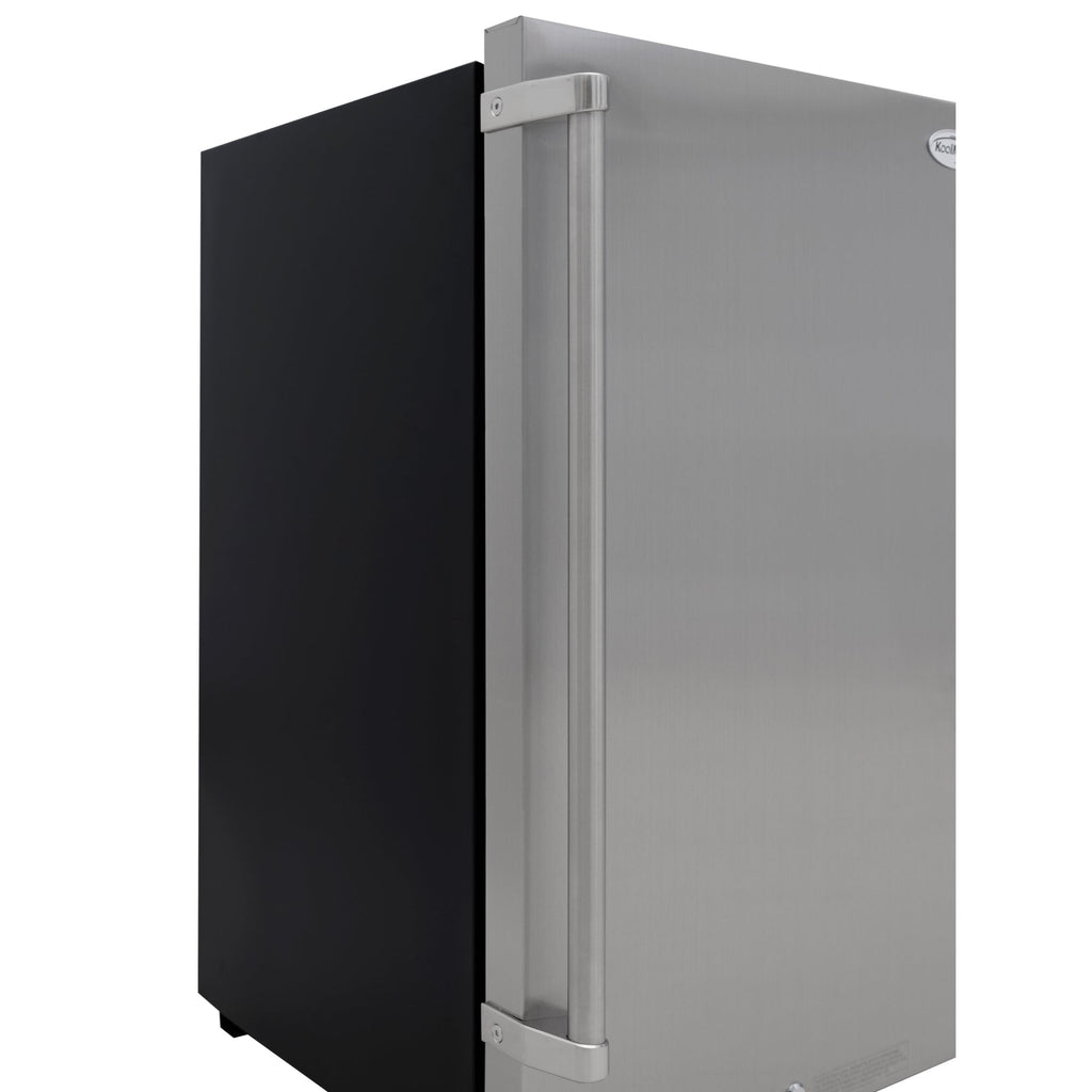 21 in. Outdoor Refrigerator with IPX 4 Rating and Glass Shelves 4.4 Cu. ft. in Stainless-Steel
