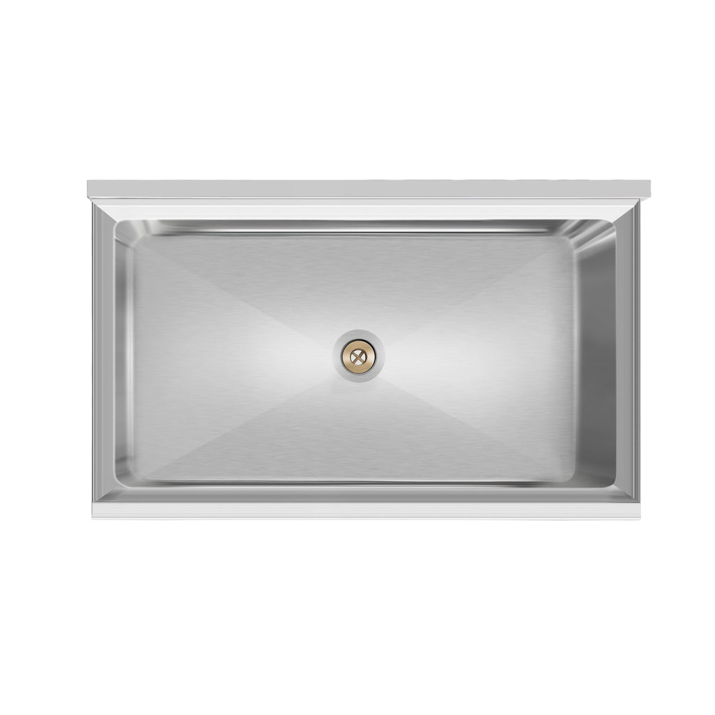 30 in. Commercial Underbar Ice Bin with Siding Lid in Stainless Steel
