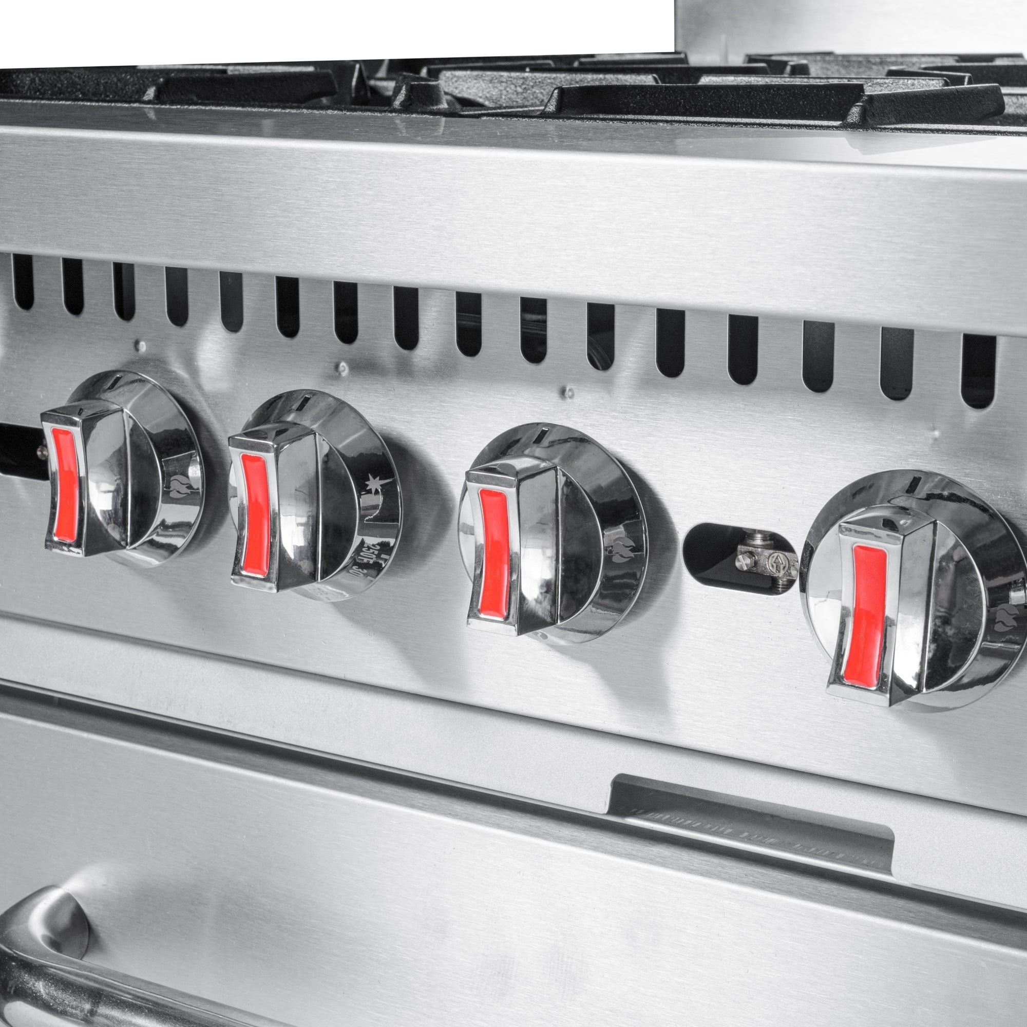 36 in. 6 Burner Commercial Natural Gas Range in Stainless-Steel
