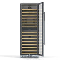 23 in. Dual Zone, Full Glass Door, Wine Cooler Refrigerator, Freestanding or Built-In Unit, 15.1 cu ft.