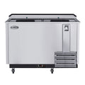 50 in. Commercial Bottle Cooler in Stainless-Steel with Built-In Opener, ETL Listed, 14 cu. ft.