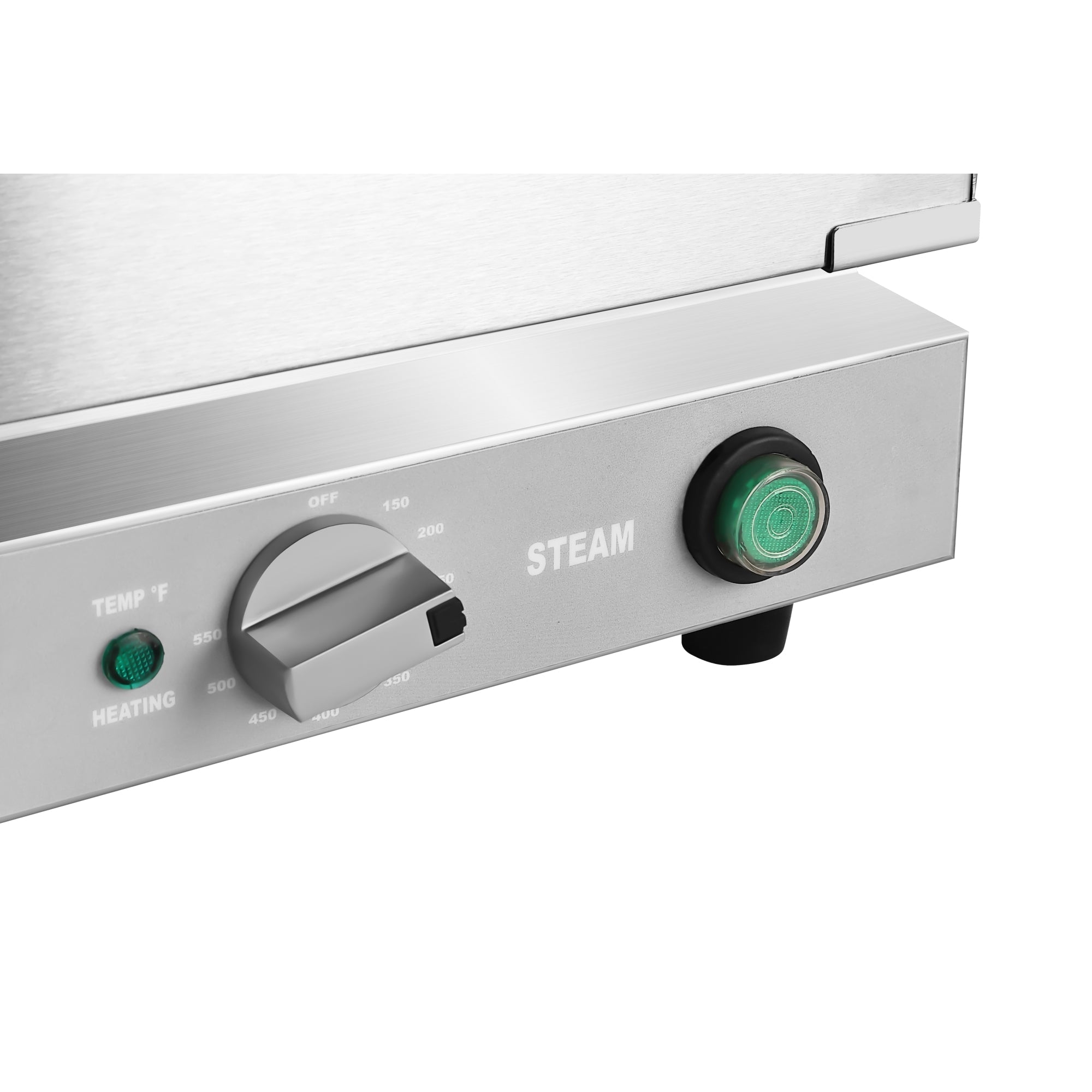 23 in. Countertop Convection Oven for Half-Size Pans with 4 Racks 2800W of Power and Steam Injection, 240V in Stainless-Steel