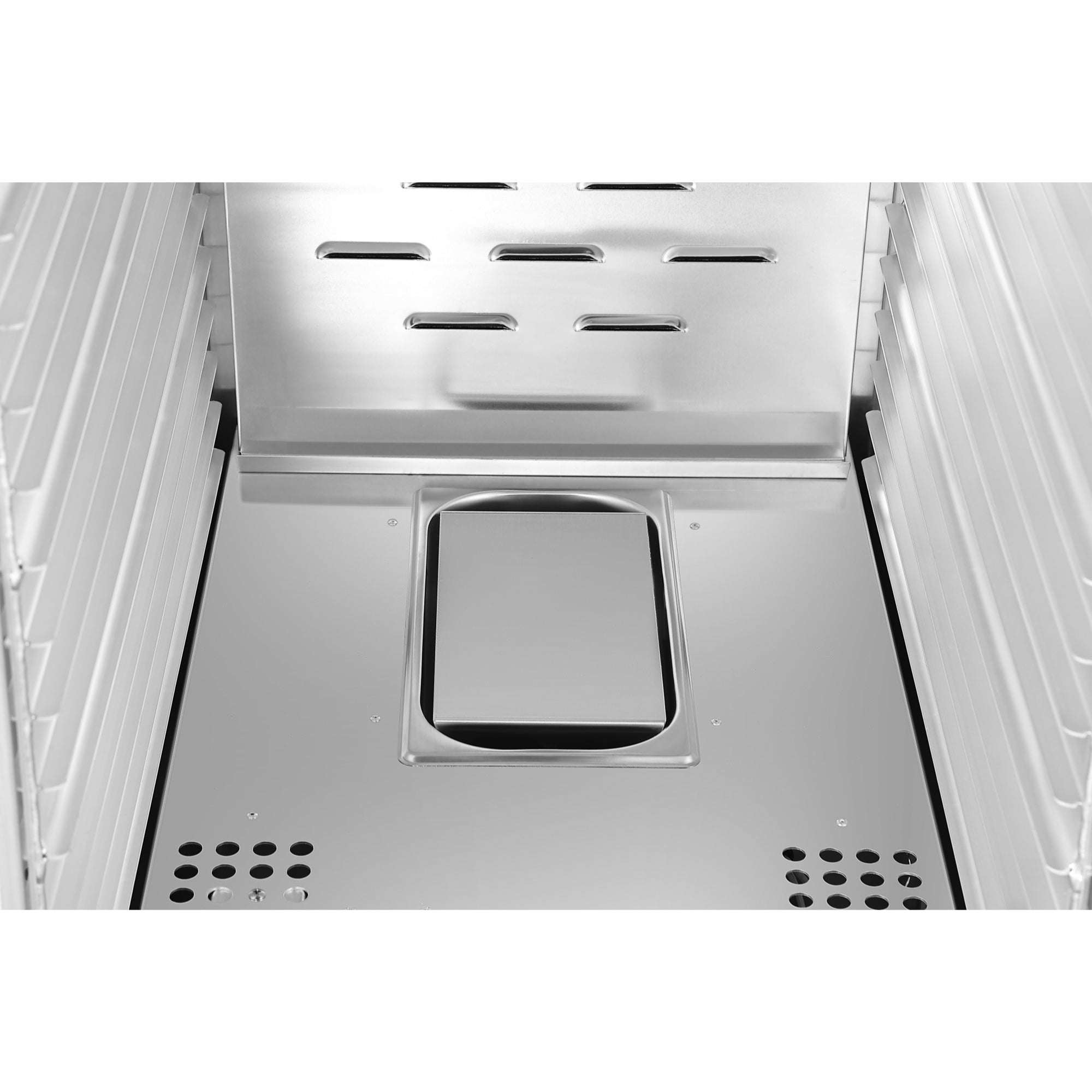 33 in. Commercial Insulated Heated Holding/Proofing Cabinet with Glass Door and 36-Pan Capacity in Silver