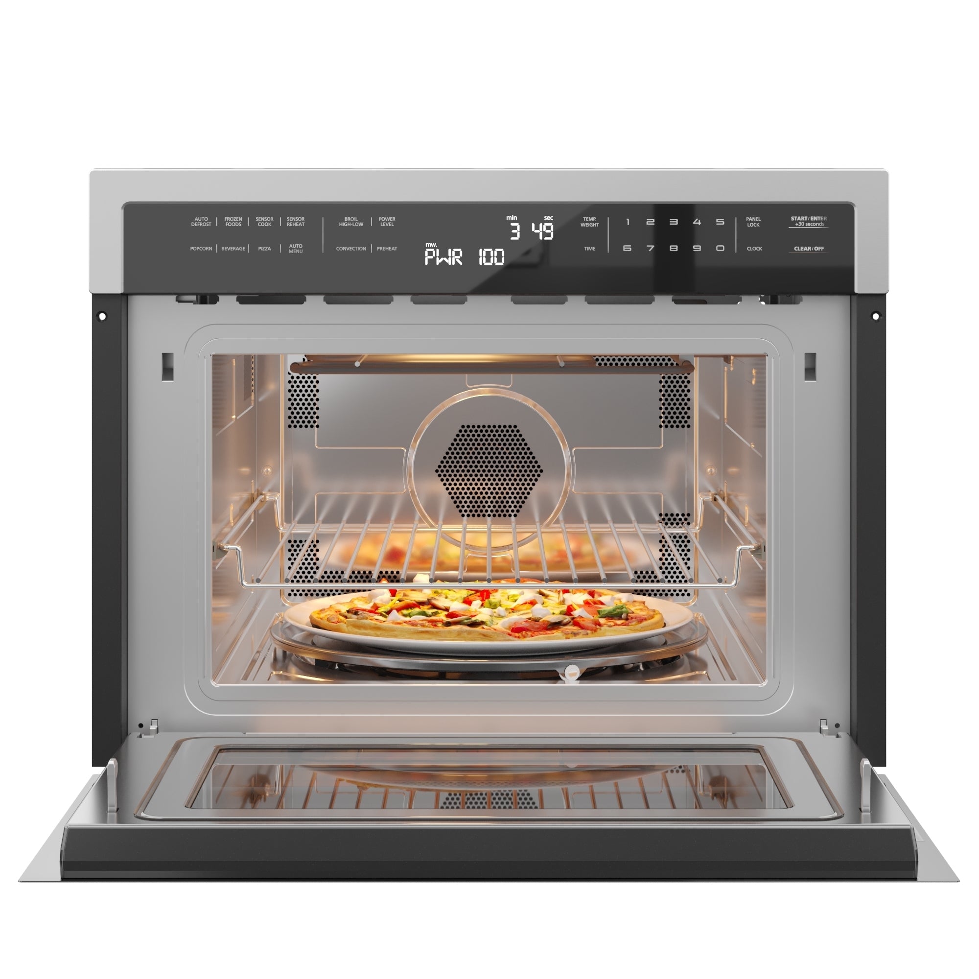 24 in. Stainless Steel Convection Oven with Microwave