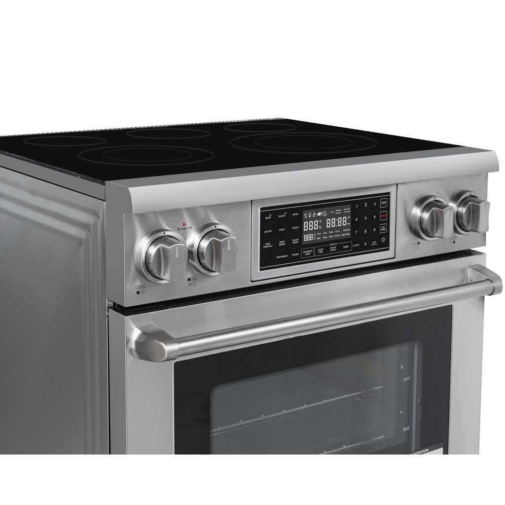 30 in. Electric Professional Range with Tilt Panel and Digital controls, Self-Cleaning, 16300W of Power, 240V in Stainless-Steel