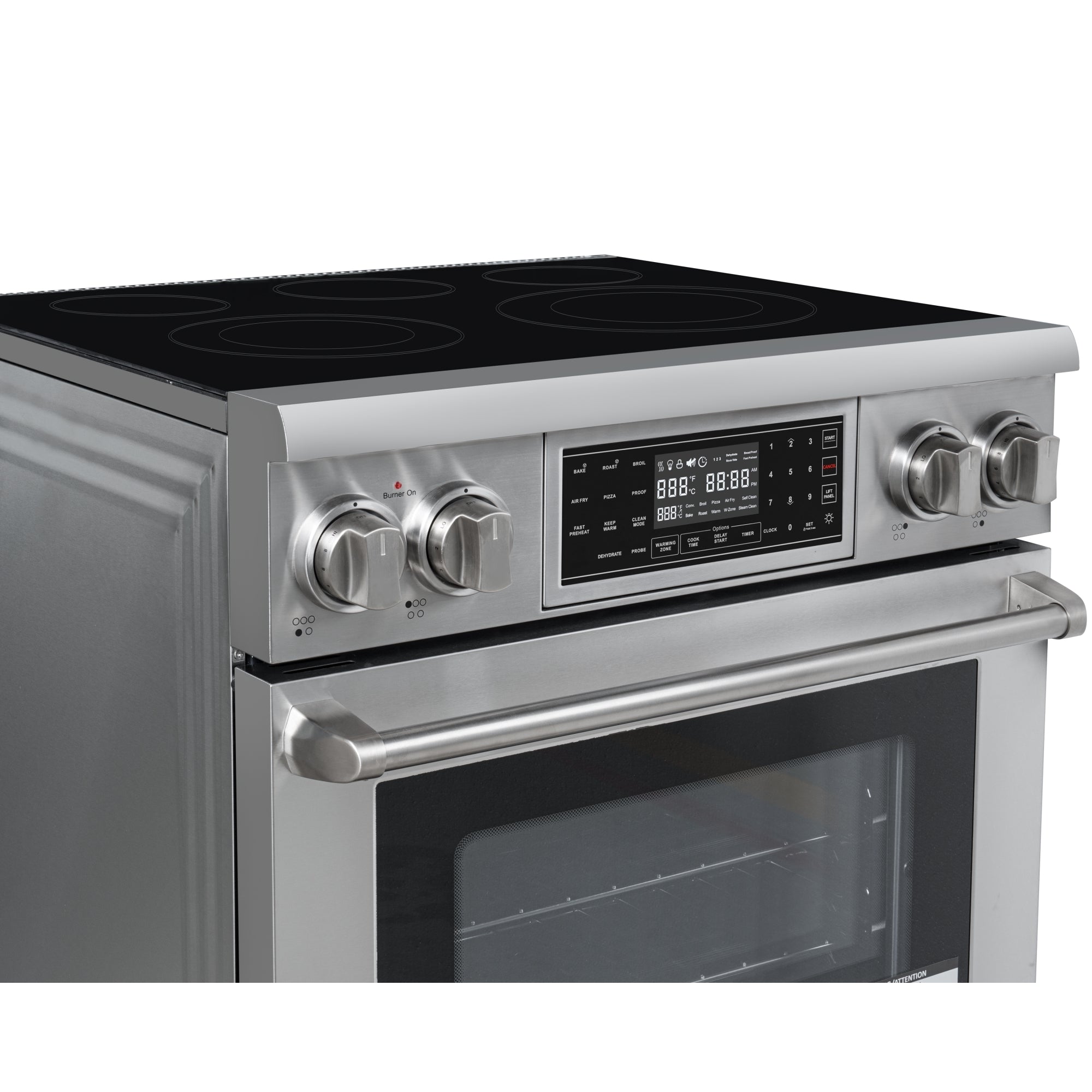 30 in. Electric Professional Range with Tilt Panel and Digital controls, Self-Cleaning, 16300W of Power, 240V in Stainless-Steel