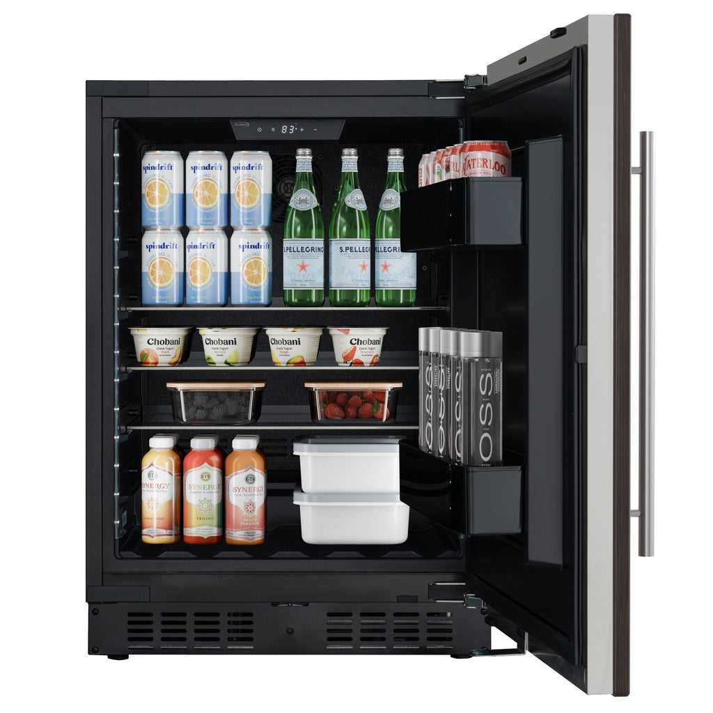 24 in. Panel Ready Compact Refrigerator, 5 cu. ft. in Black