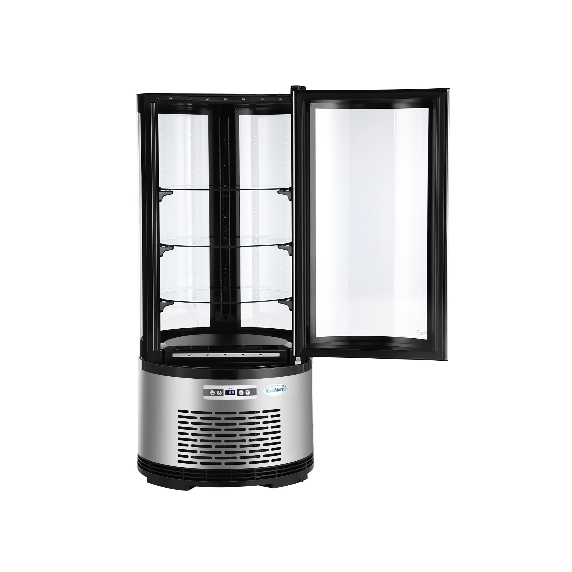 19 in. Circular Refrigerated Countertop Bakery Display Case