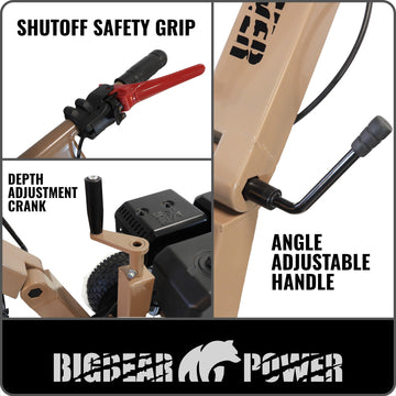 BigBear Power BBT624 Trencher 24 in. 15 HP Rato Engine 200 ft/Hr New