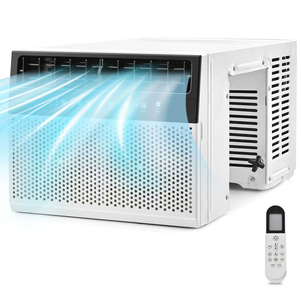 Costway 10000/12000 BTU Window Air Conditioner w/ Remote 98457632 New