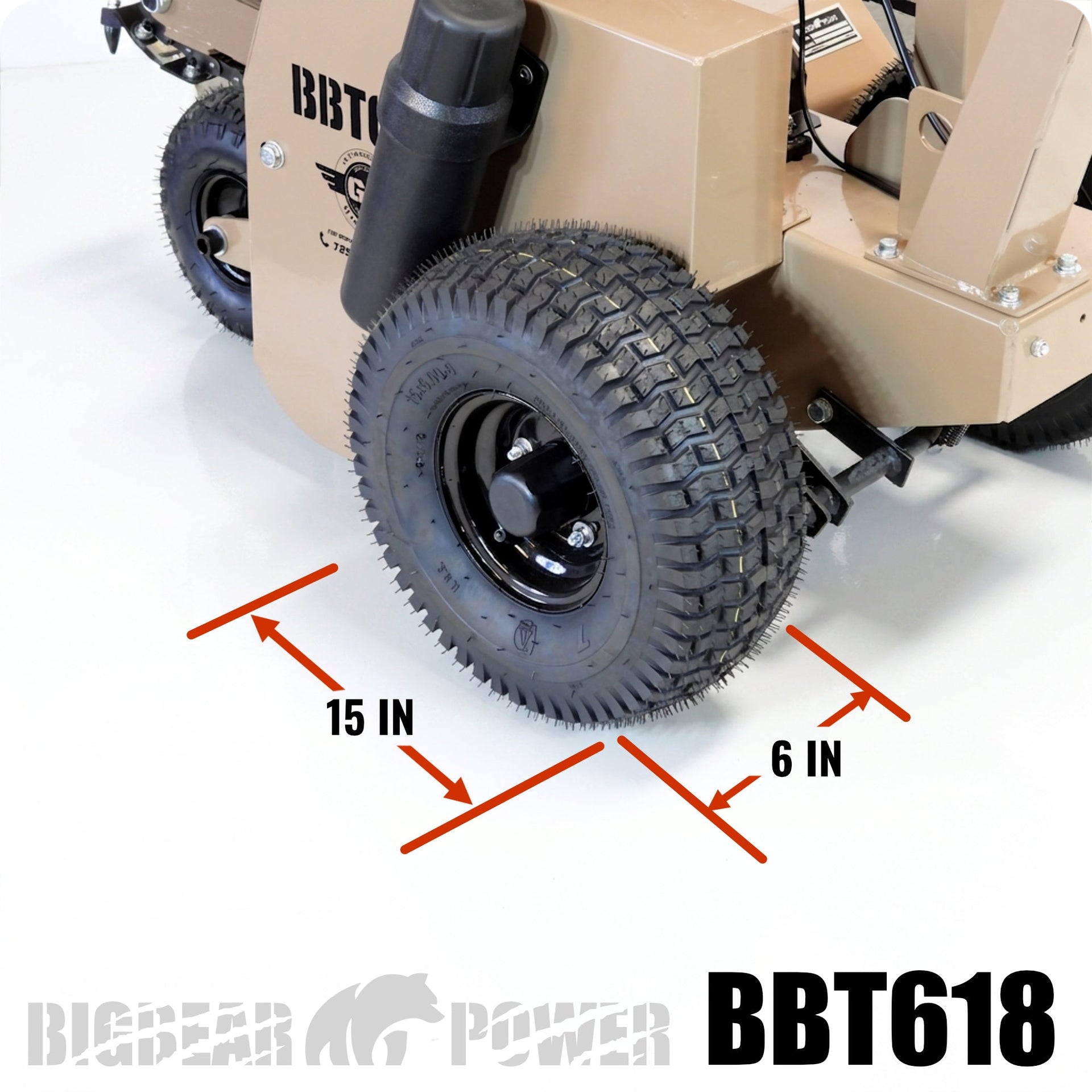 BigBear Power BBT618 Trencher 18 in. 7 HP Rato Engine 200 ft/Hr New