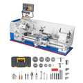 Metal Lathe Machine with DRO 11'' x 30'' High Precision Benchtop 0-2000 RPM Brushless Motor Variable Speed Metal Working Machine 2HP Small Lathe without Stand 1130VD