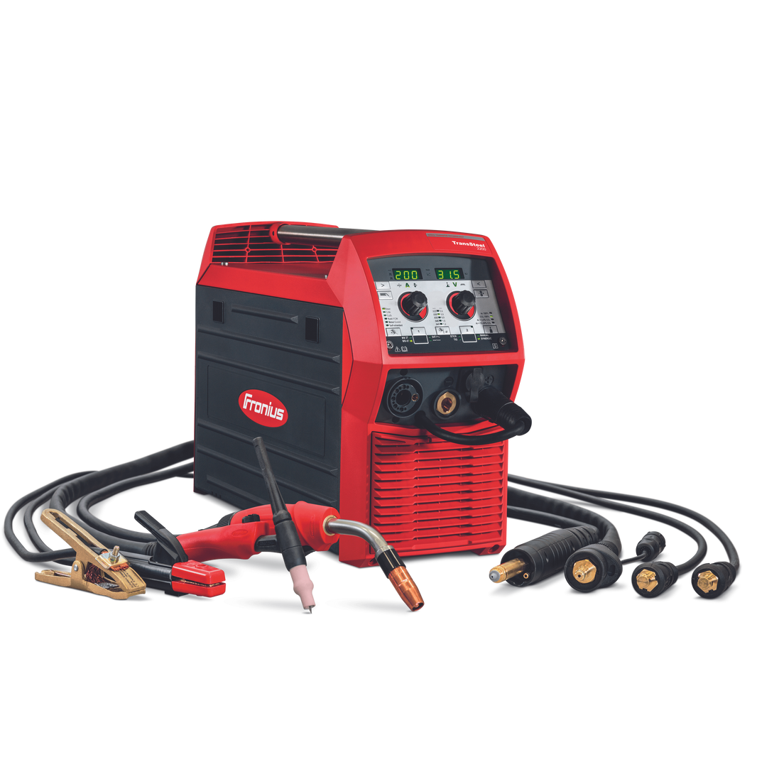Fronius TransSteel 2200 Multiprocess Welder (MIG/TIG/Stick) - 49,0400,0034