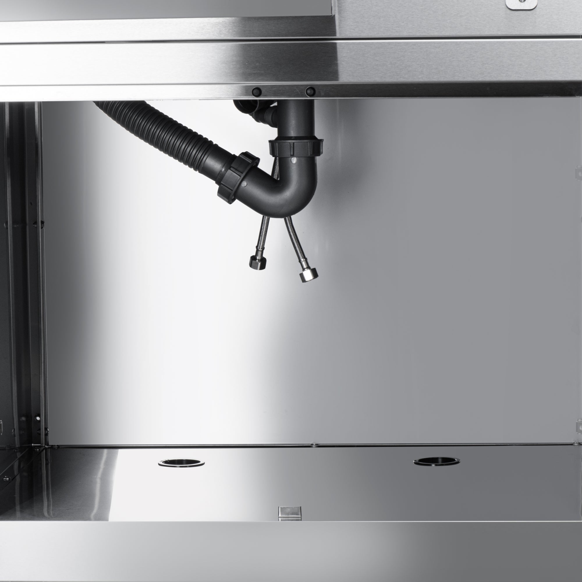 32 in. Sink with Cabinet in Stainless-Steel for Outdoor Kitchen (KM-OKS-SWC)