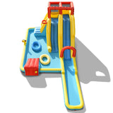 Costway Inflatable Dual Slide Water Park Climbing Bouncer w/ 735W Air Blower 25048361 New
