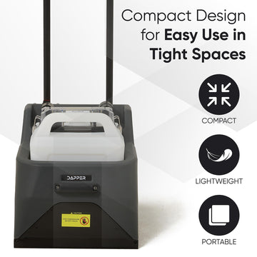 Dapper Supply Carpet Restoration Machine 3-in-1 Deep Combing Extraction 160°F Heated Drying New