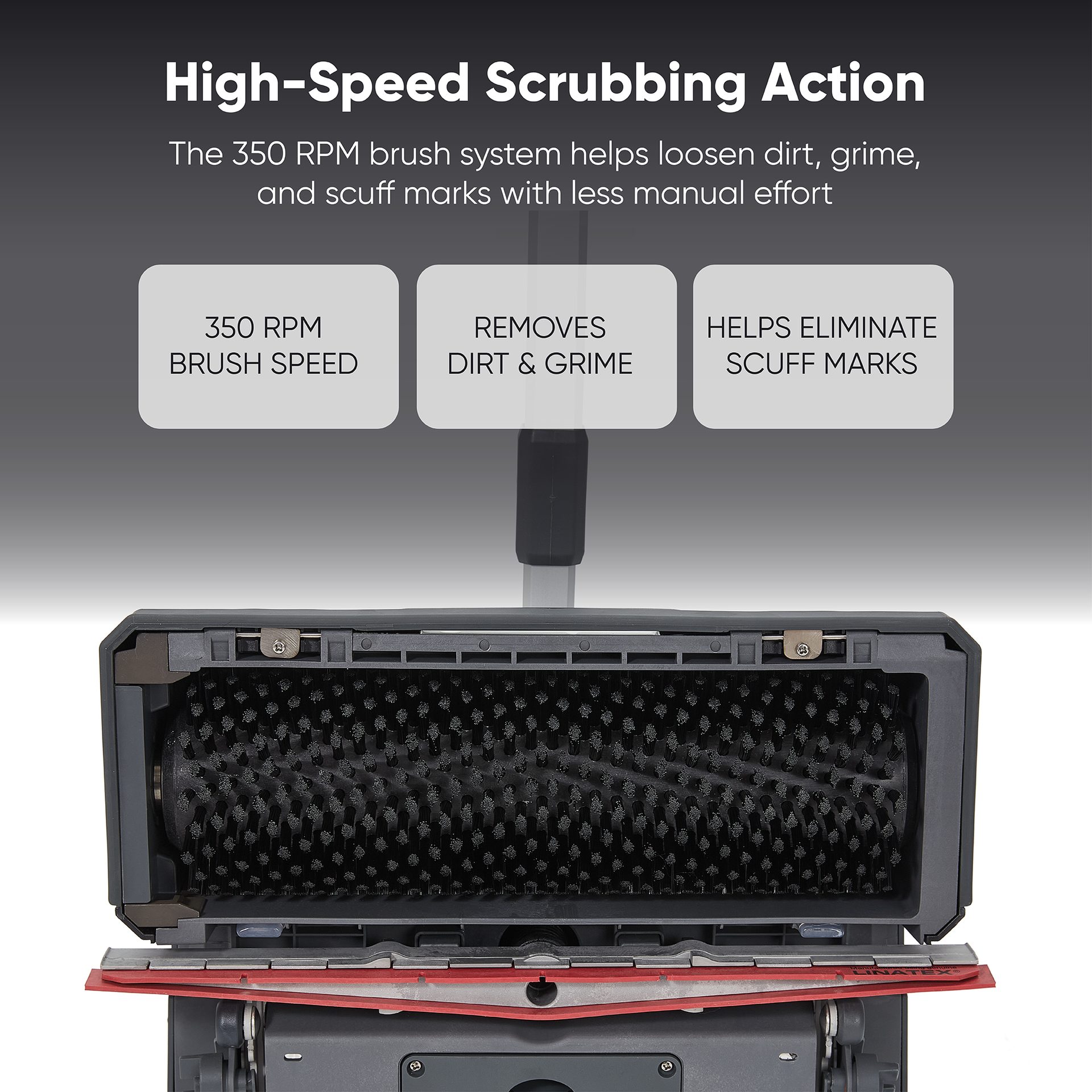 Dapper Supply Mini Floor Scrubber Battery Powered Dual Tank Foldable New