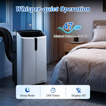Costway 14000 BTU Smart Portable Air Conditioner APP Voice Control 750 Sq.Ft 33529430 New