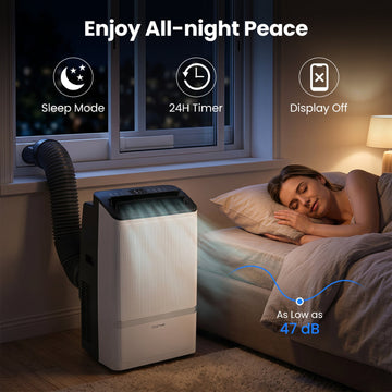 Costway 14000 BTU WiFi Portable Air Conditioner Dehumidifier 24H Timer 48639297 New