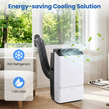 Costway 14000 BTU WiFi Portable Air Conditioner Dehumidifier 24H Timer 48639297 New
