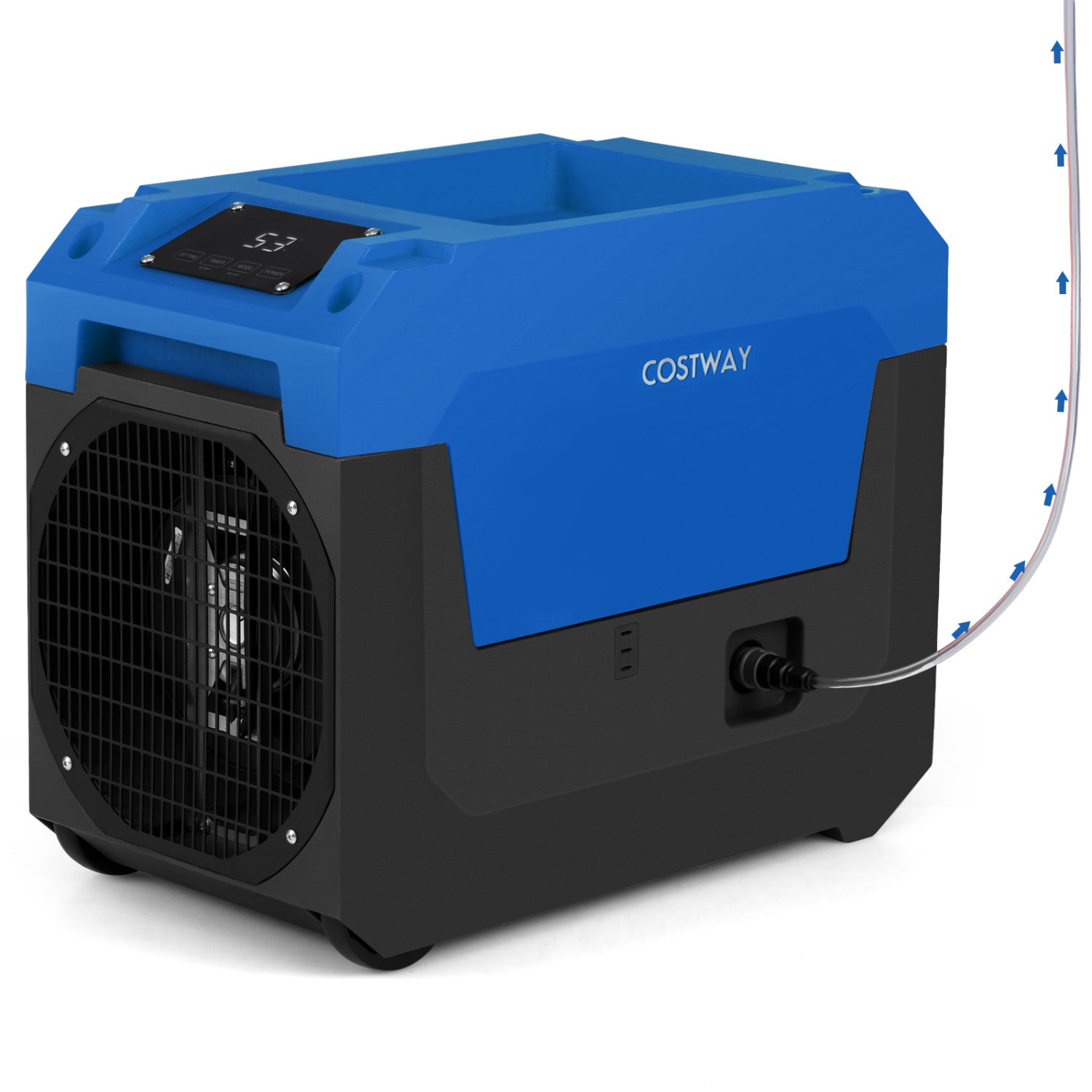 Costway 140 Pint Commercial Dehumidifier with Pump Drain Hose 14414787 New