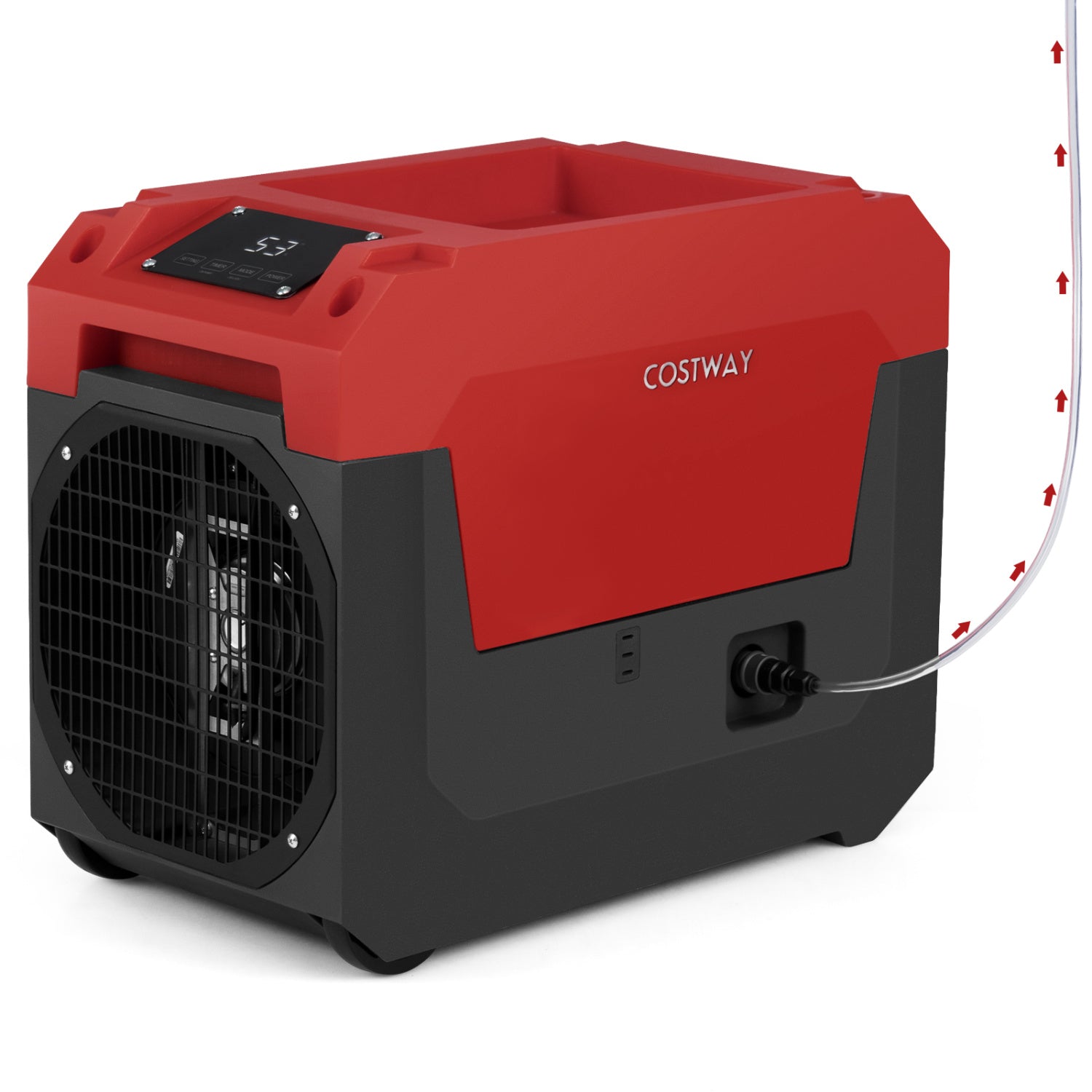 Costway 140 Pint Commercial Dehumidifier with Pump Drain Hose 14414787 New