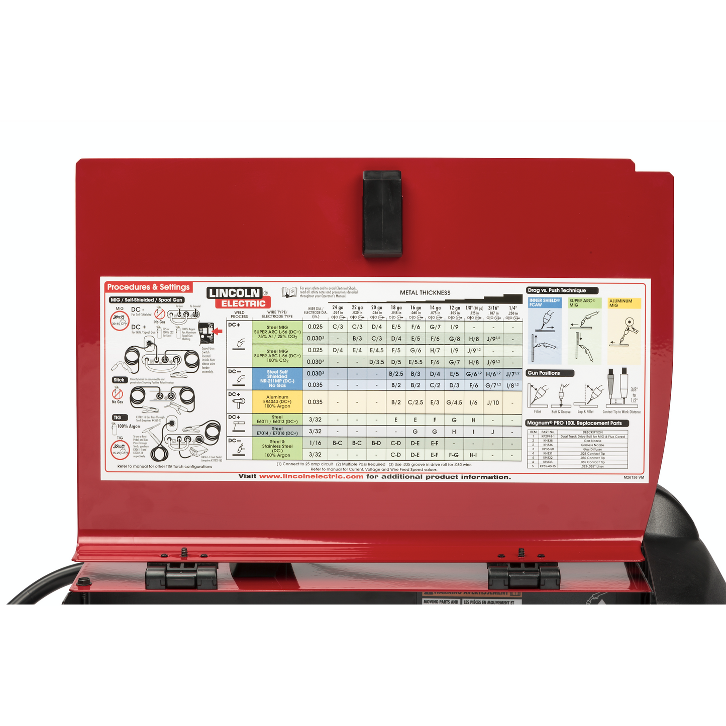 Lincoln POWER MIG 140 MP Multi-Process Welder - K4498-1