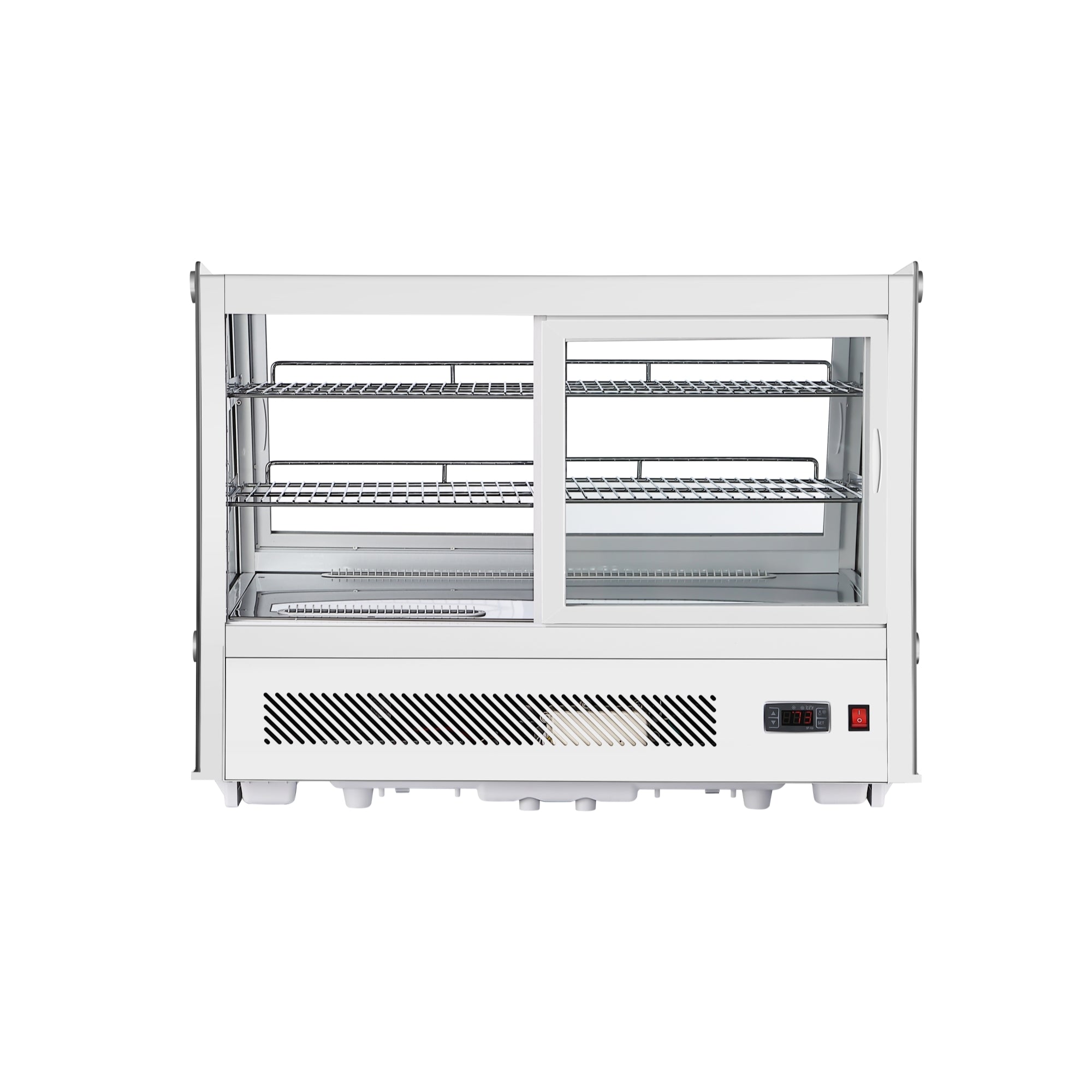 35 in. Self-Service Countertop Display Refrigerator in White