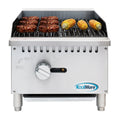 16 in. Commercial 1-Burner Natural Gas Charbroiler with 30,000 BTU in Stainless-Steel