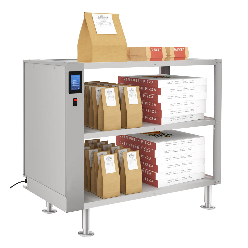 Three-Shelve Commercial Take Out Warmer Cabinet with Touch Screen in Stainless-Steel, UL and NSF Listed