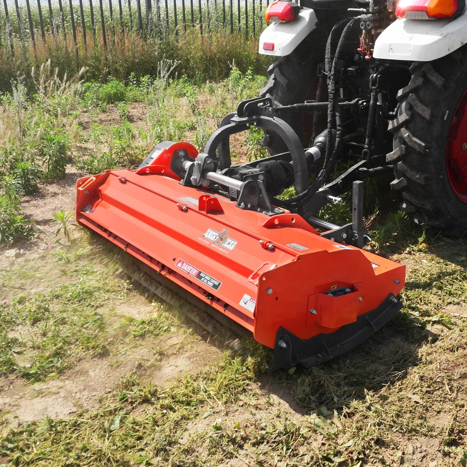 MechMaxx KDK 72H Flail Mower 72" Heavy Duty PTO Hydraulic Side Shift 3 Point 50-75 HP New