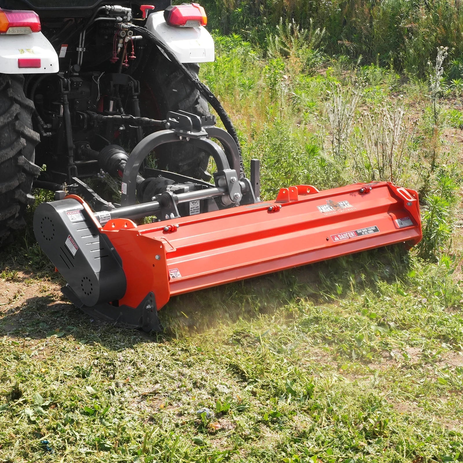 MechMaxx KDK 72H Flail Mower 72" Heavy Duty PTO Hydraulic Side Shift 3 Point 50-75 HP New