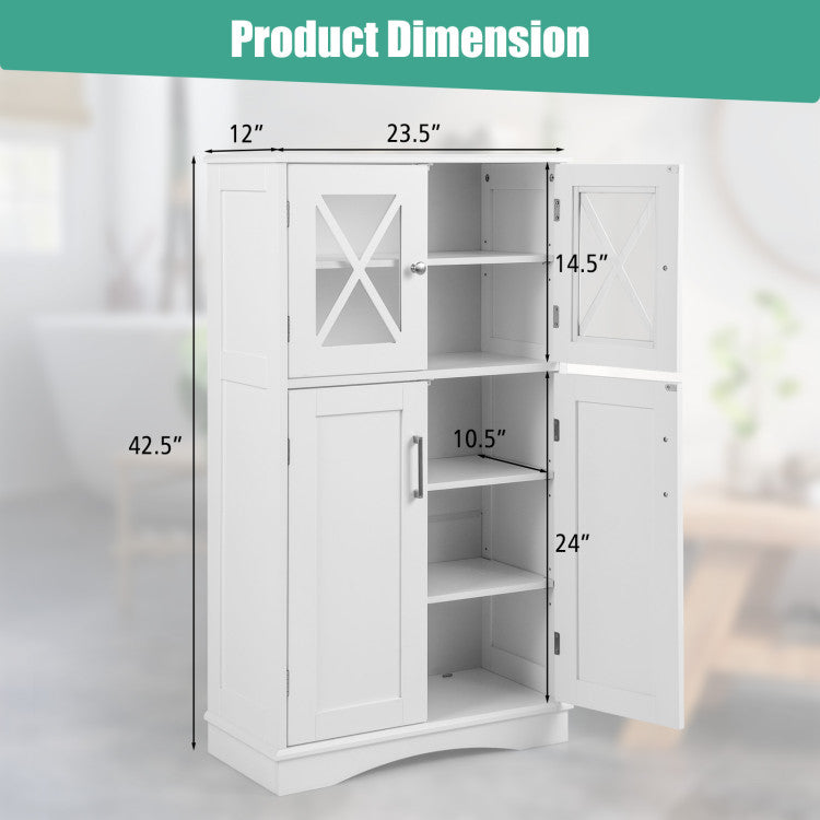 Costway 5-Piece Modern Bathroom Suite Over Toilet Cabinet Smart Bidet Oval Sink Floor Cabinet Clothes Dryer 51470384 New