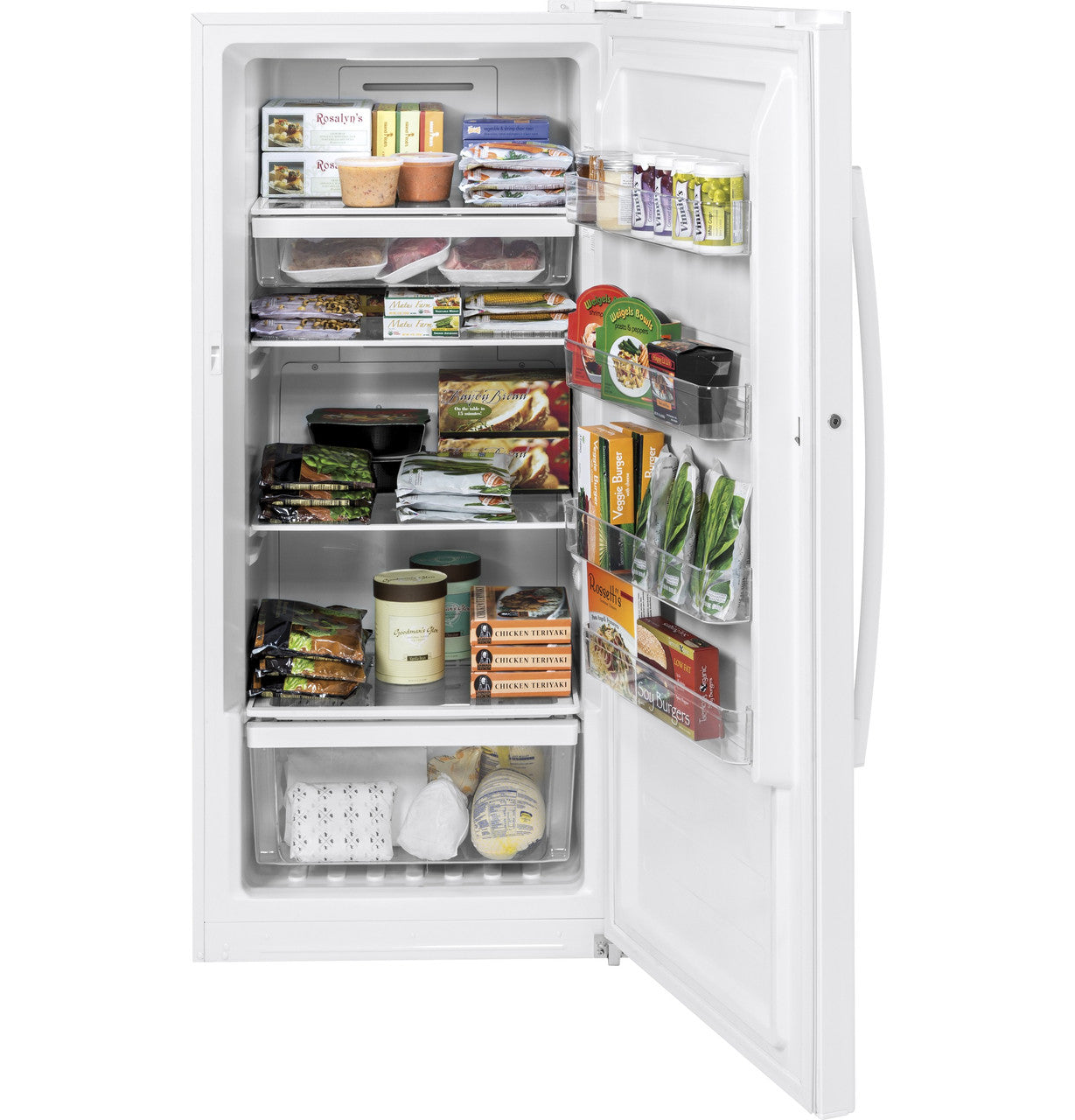 GE® ENERGY STAR® 14.1 Cu. Ft. Frost-Free Garage Ready Upright Freezer