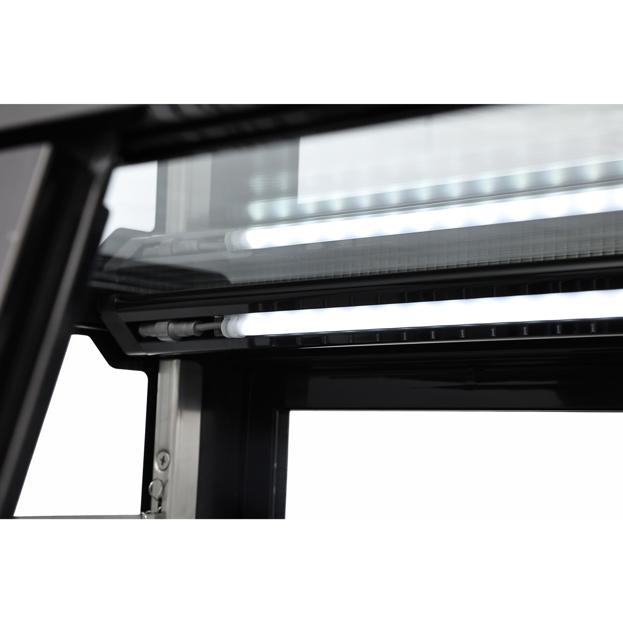 28 in. Self-Service Countertop Display Refrigerator in Black
