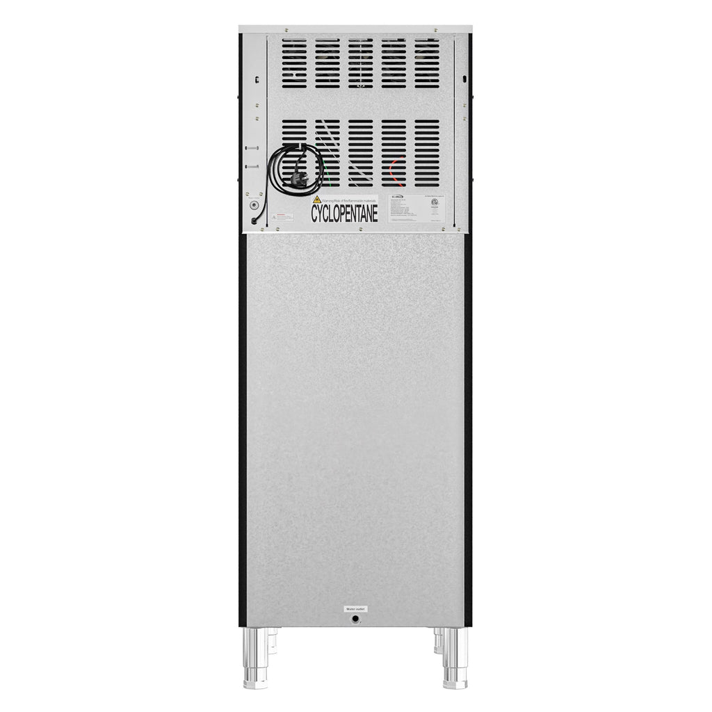 25 in. Stainless-Steel Commercial Ice Maker with Full Cube Production, 420 Lbs/24h
