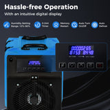 Costway 190 PPD Commercial Dehumidifier w/ Pump 2 Wheels 37891426 New