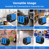 Costway 190 PPD Commercial Dehumidifier w/ Pump 2 Wheels 37891426 New