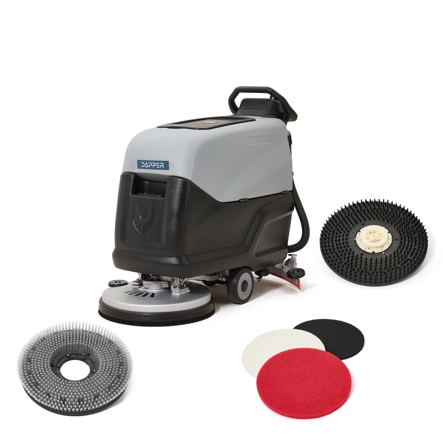 Dapper Supply Floor Scrubber Walk-Behind 20" Brush 31.5" Squeegee New